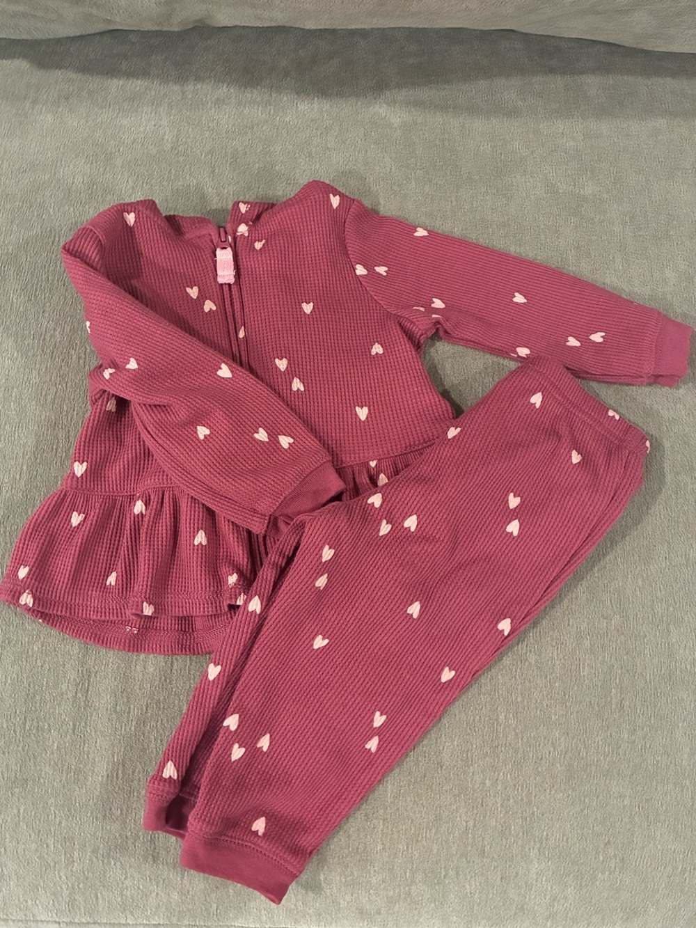 Carter's Pink Heart Set